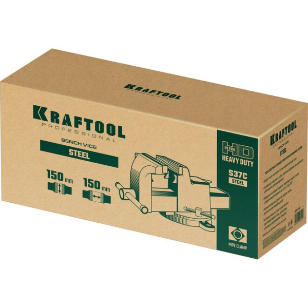 Слесарные тиски 150мм KRAFTOOL STEEL 32701-150_5