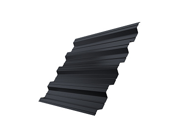 Профнастил НС44R 0,5 PE RAL 7024 мокрый асфальт