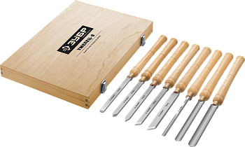 Набор резцов по дереву из 8 предметов "Умелец" ЗУБР 18374