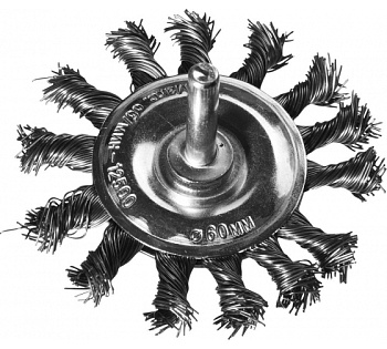 DEXX. Щетка дисковая для дрели, жгутированная стальная проволока 0,5мм, 75мм