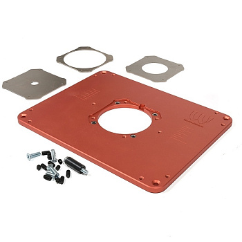 Пластина алюминиевая для крепления фрезера во фрезерный стол Woodwork RPW01