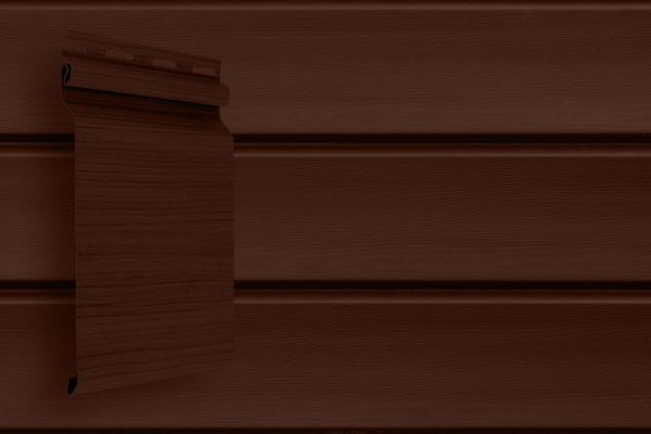 Сайдинг Natural-брус Grand Line Acryl темный дуб (3,0м)