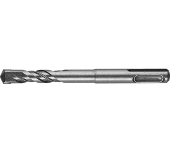Бур по бетону SDS-Plus ЗУБР "МАСТЕР", 2 резца, спираль 4С, 10х110мм