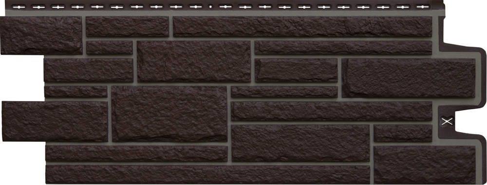 Камелот Design шоколадный со швом RAL 7006