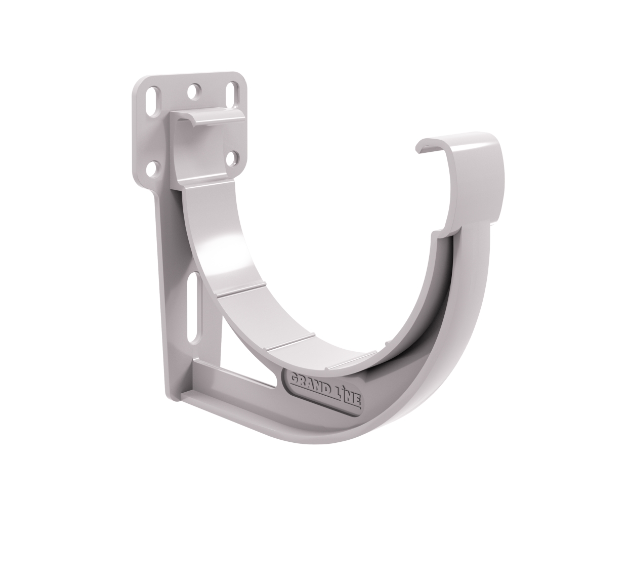 Кронштейн желоба slider Дизайн 135 ПВХ GL белый (RAL 9003)