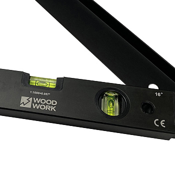 Угломер цифровой с двумя пузырьковыми уровнями Woodwork DP-02