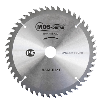 Пильный диск STANDART 250х60Тх30 по ламинату, MOS-DISTAR