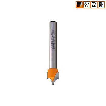 Фреза концевая для гравирования и декорирования D=10,0 I=10,0 S=8,0 R=5,00 CMT 965.402.11