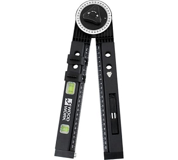 Угломер - транспортир со встроенным пузырьковым уровнем Woodwork MSP-005