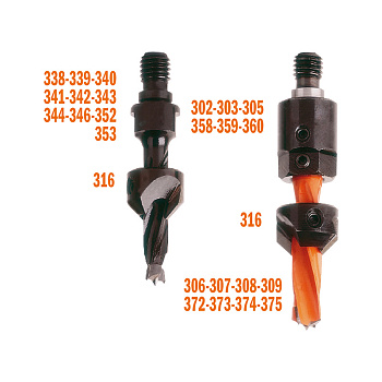 Зенкер для сверла TCT Z2 D=18 d=9 RH CMT 316.090.11