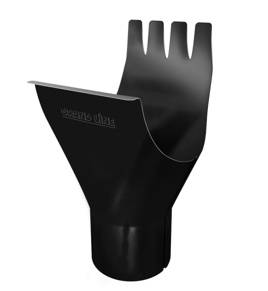 Воронка Grand Line 125х90 мм RAL 9005 черный