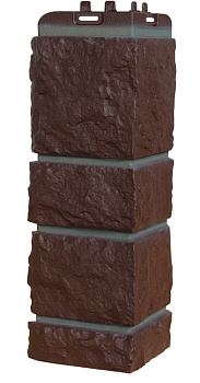 Угол Grand Line Камелот Design шоколадный со швом RAL 7006