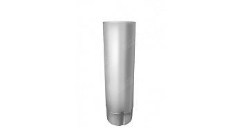 Труба круглая Optima 90мм 3м RAL 9003 сигнальный белый