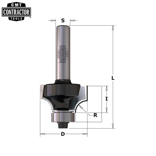 Фреза концевая внутр.радиус R 16 (нижн. подш.) CMT Contractor K938-445