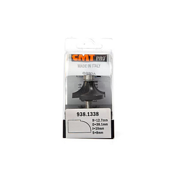 Фреза концевая радиусная с подшипником D=38,1 I=19,0 S=8,0 R=12,70  CMT PRO 938.1338