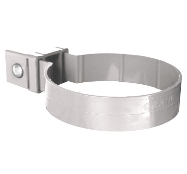 Хомут трубы Kliker ПВХ Grand Line Premium белый (инд.упак.) (RAL 9003)