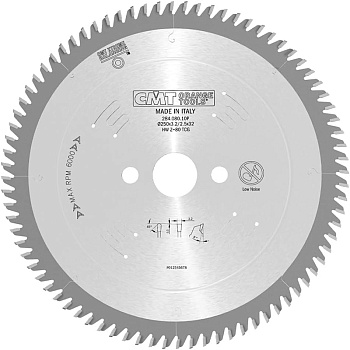 Диск пильный по цветным металлам и пластикам 250х32х3.2/2.5 5° TCG Z=80 CMT 284.080.10P