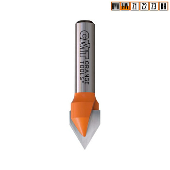 Фреза концевая для гравирования и декорирования D=12,7 I=11,0 S=8,0 L=57,0 CMT 958.001.11