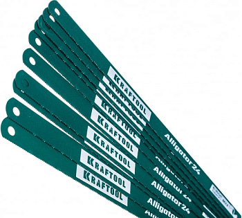 Биметаллическое гибкое полотно по металлу 300мм 24TPI KRAFTOOL Aligator-24 15942-24-S10