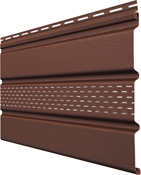 Софит Classic Grand Line частично перфорированный шоколадный (3,0м)