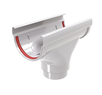 Воронка Дизайн 135 ПВХ Grand Line белый (RAL 9003)