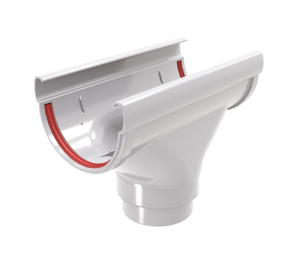 Воронка Дизайн 135 ПВХ Grand Line белый (RAL 9003)