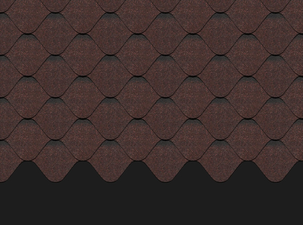 Гибкая черепица Premium, Ницца, Какао