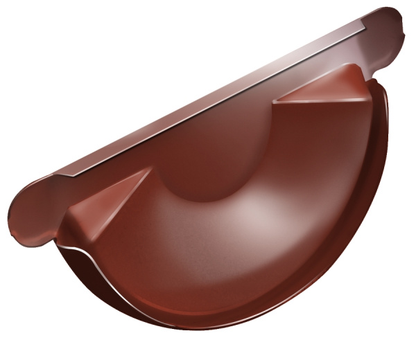 Заглушка  Grand Line 125 мм RAL 8004 терракота