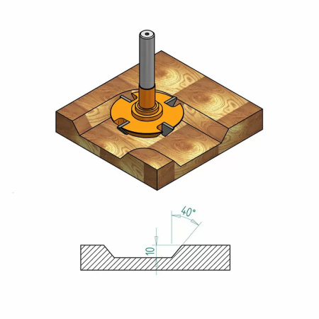 Фреза для выравнивания плоскости Z 4 CMT S922.04063 (convert.io)