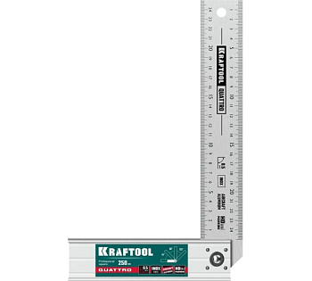 Складной столярный угольник KRAFTOOL Quattro 250мм, 4 положения