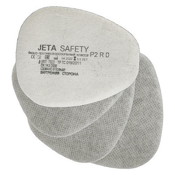 Фильтр противоаэрозольный класса P2 R с угольным слоем Jeta Safety 7022
