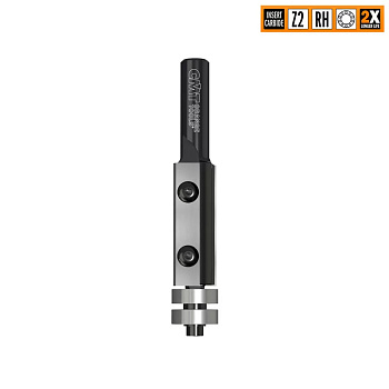 Фреза обгонная (нижн. подш.), со смеными ножами HM S=12 D=19x50 Z2 RH CMT 657.991.11