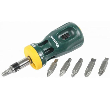 Реверсивная отвертка KRAFTOOL Kompakt-12 с насадками 12-в-1