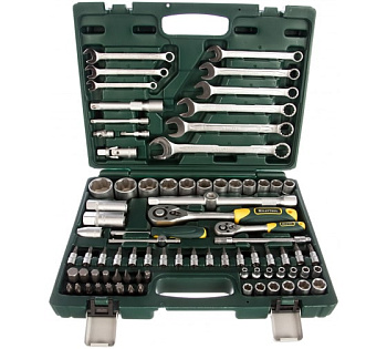 Универсальный набор инструмента KRAFTOOL 82 предмета (1/2"+1/4")