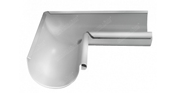 Угол желоба внутренний Optima 90 гр 125мм RAL 9003 сигнальный белый