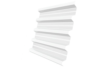 Профнастил H60R 0,5 PE RAL 9003 сигнальный белый