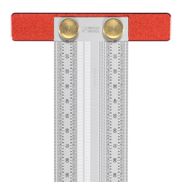 Линейка разметочная T-образная 300 мм с карандашом Woodwork RUL-30T_2