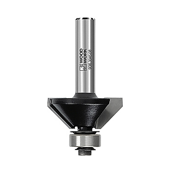 Фреза фасочная с подшипником угол=45° D=30.2 L=55 S=8mm Woodwork 936.3045.08