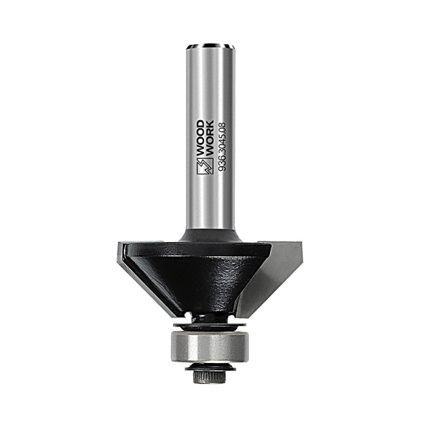 Фреза фасочная с подшипником угол 45° Woodwork 936.3045.08
