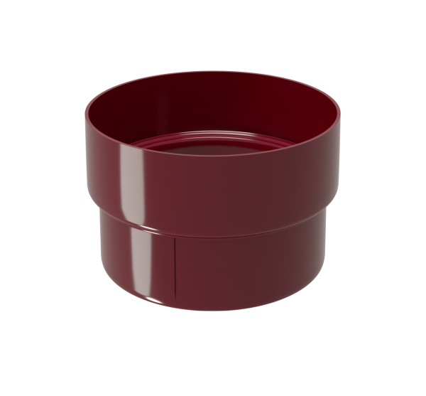 Муфта трубы соединительная ПВХ Grand Line бордо (RAL 3005)