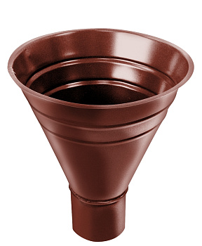 Воронка водосборная Grand Line 250/90 мм RAL 8004 терракота