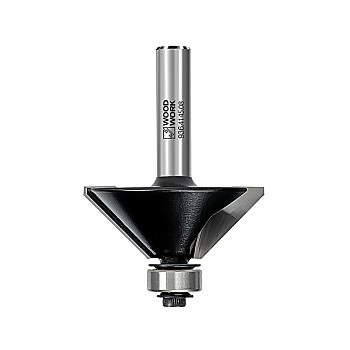 Фреза фасочная с подшипником угол=45° D=41.3 L=59 S=8mm Woodwork 936.4145.08