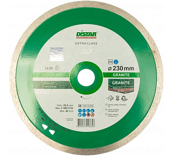 Круг алмазный 1A1R 230x1.6x10x25.4 Granite DISTAR