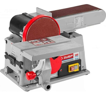 Тарельчато-ленточнный шлифовальный станок ЗУБР ЗШС-500 серия «МАСТЕР»