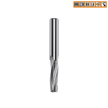Фреза спиральная монолитная со стружколомом 12x35x83 Z=3R S=12 RH CMT 195.120.11