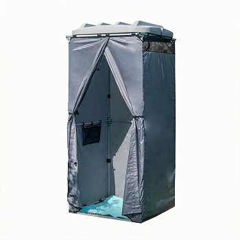 Комплект дачного душа Rostok 110 л серый