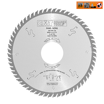 Диск пильный по ламинату 450x60x4,8/3,5 16° TCG Z=72 CMT 282.072.18U