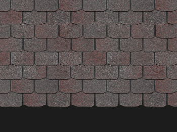 Гибкая черепица DOCKE PIE PREMIUM Коллекция ЦЮРИХ цвет Изюм 3,1 м.кв.