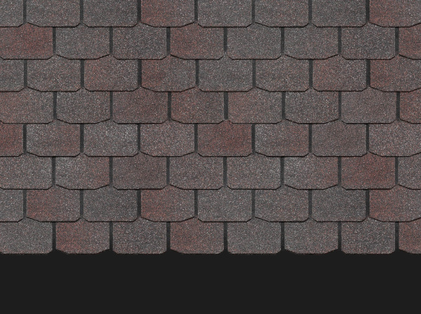 Гибкая черепица DOCKE PIE PREMIUM Коллекция ЦЮРИХ цвет Изюм 3,1 м.кв.