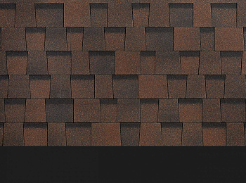 Ламинированная черепица DOCKE PIE DRAGON STANDARD Тёмно-коричневый 2,38 м2